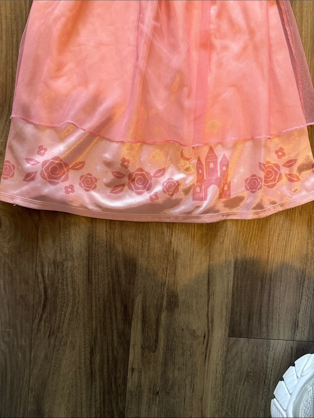 Disney Pink Princess Character Dress with Tulle Flutter Sleeves - Picture 3 of 6